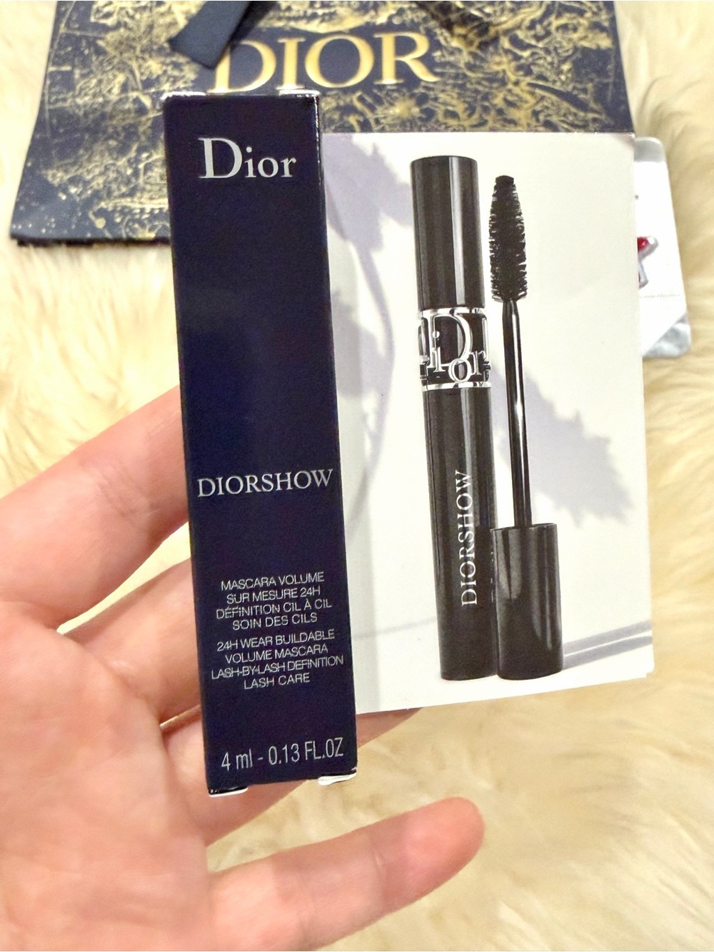 Dior Beauty 4 Piece Set Rouge Dior 999 Diorshow Mascara Addict Gift Bag NEW - Picture 3 of 7